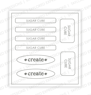 Love to Label Sticker Sheet - Sugar Cube