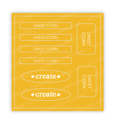 Love to Label Sticker Sheet - Sweet Corn