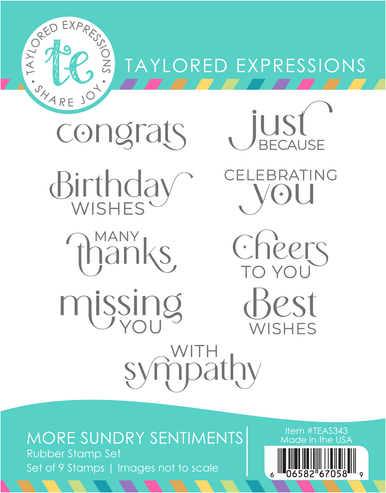 More Sundry Sentiments Stamp Set