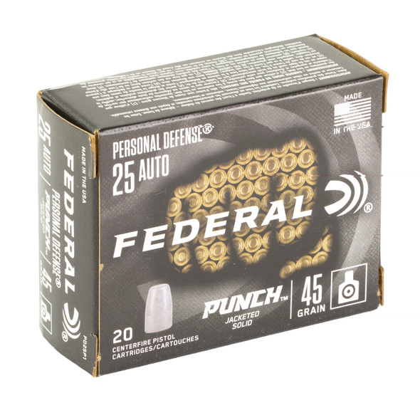 Fed Punch 25 Auto 45gr Sld 20/200