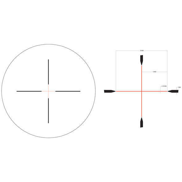 Trijicon Credo 3-9x40 Sfp Dplx Red