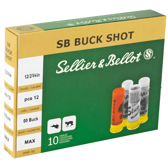 S&b 12ga 2.75 1.25oz 00 12pel 10/250