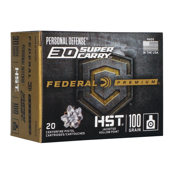 Fed 30sc 100gr Hst Jhp 20 Rounds