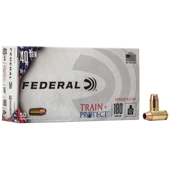 Fed Train/protct 40s&w 180gr Vhp 50 Rounds