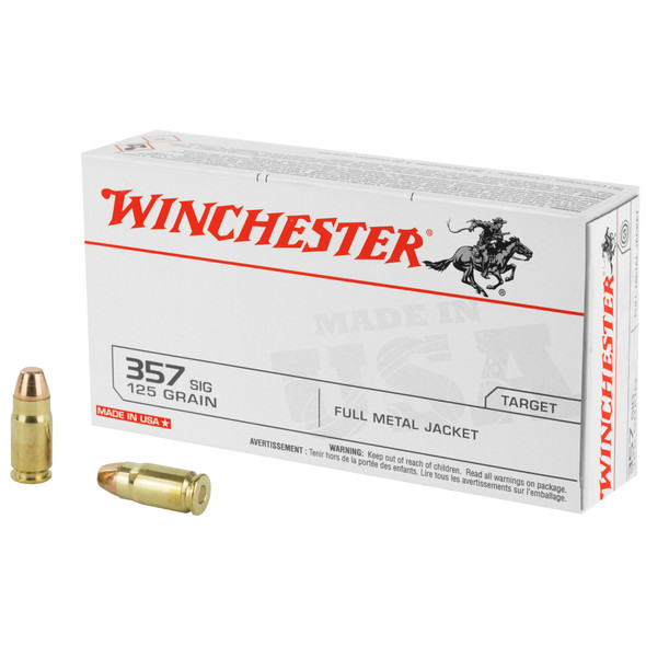 Win Usa 357sig 125gr Fmj 50 Rounds