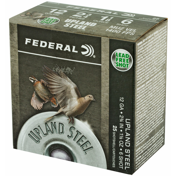 Fed Fld/range Steel 12ga 2 3/4 #6 25 Rounds