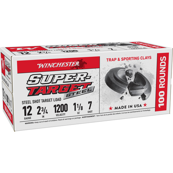 Win Spr Tgt Stl 12ga 2.75 #7 100/200
