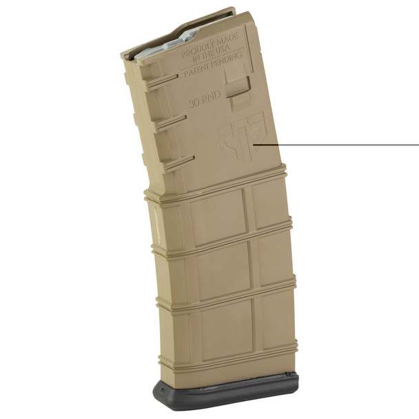 Ets Mag For Ar15 30rd G2 Fde Nylon