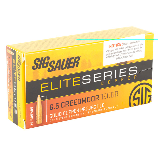 Sig Ammo 6.5creed 120gr Ht 20/200