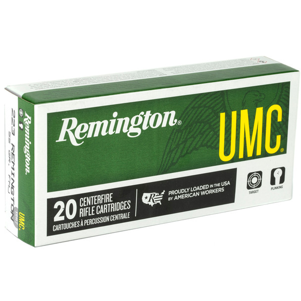 Rem Umc 223rem 55gr Fmj 20 Rounds