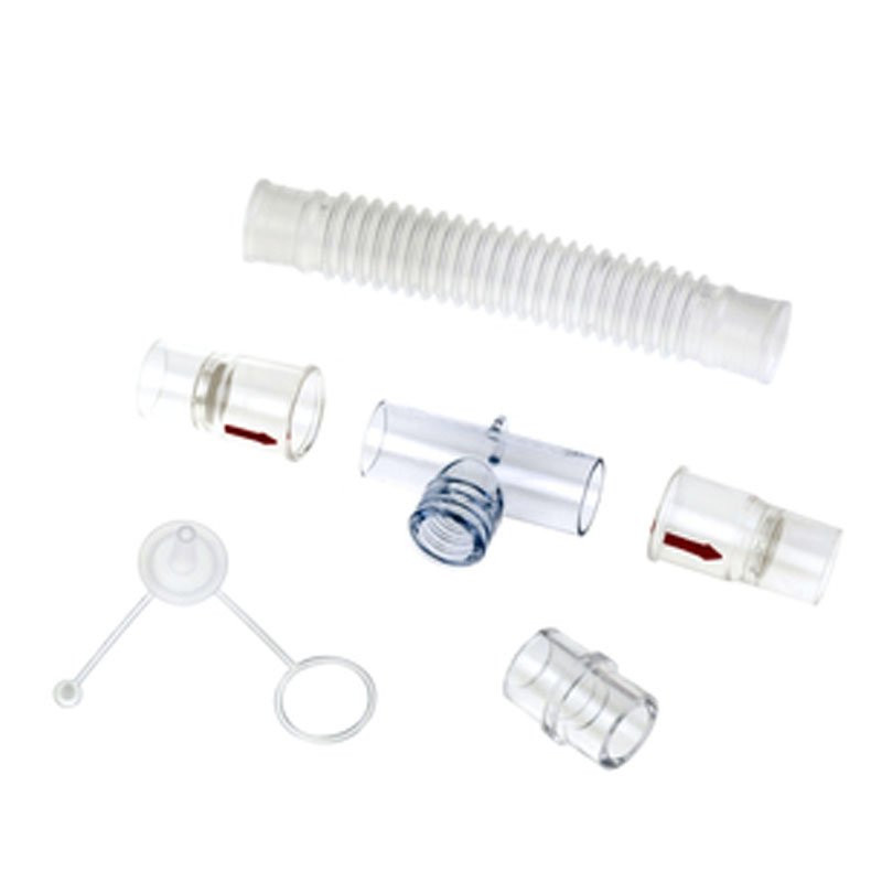 Trach Tee Oxygenator Oxygen nipple Adaptor Aerosol Tee/6' Tube 50