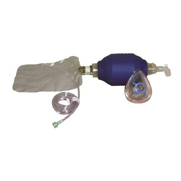 RESUSCITATOR BAG, MANUAL, ADLT, MASK, Reservoir Universal O2 Tubing, 6/cs -5808