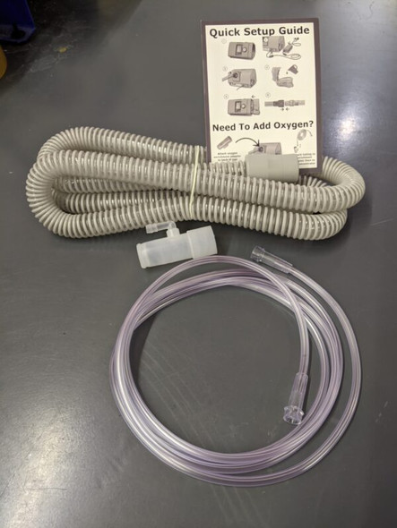 Bipap And Cpap Tubing Kit With o2 Tubing and Adapter