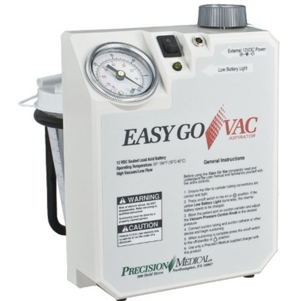 Precision Medical EasyGoVac Portable Aspirator Suction Machine (#PM65)