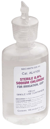 0.9% sodium chloride 110ml 25/Case E