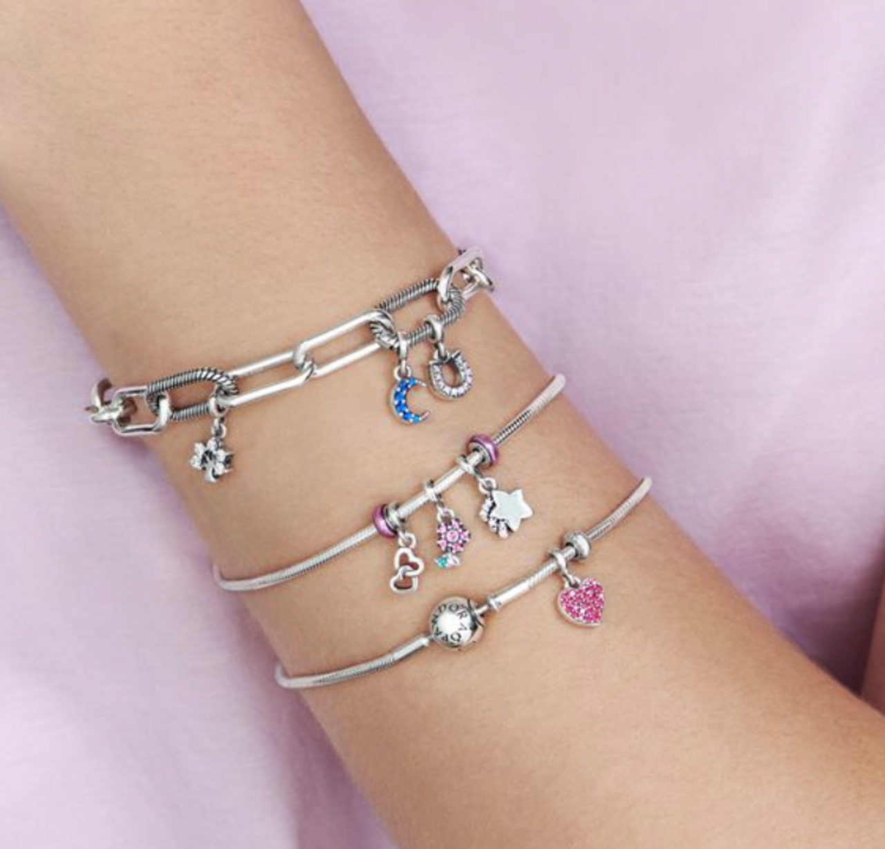 Pandora - Fill up the Pandora Me bracelet with your favourites and space  them out with the new Pink Spacer Charm 💗 Shop here:  go.pandora.net/3enowFl Selected stores now open, find your nearest