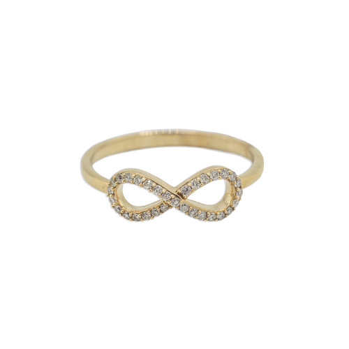 14K YG Infinity Band