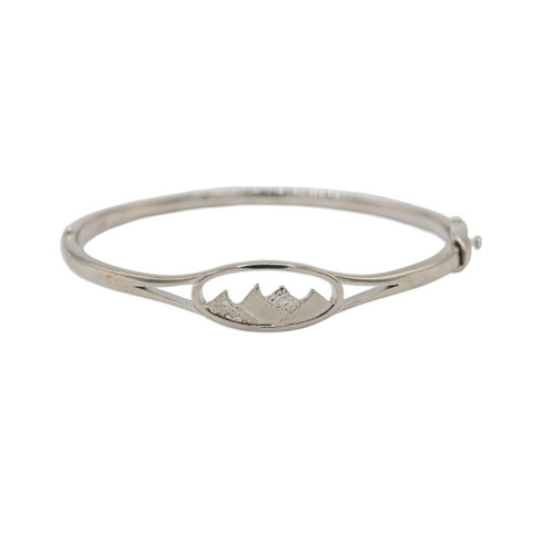Mountain Oval Small HAM/BRSH Bangle Mountain Oval Small HAM/BRSH Bangle