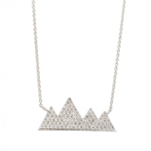 14K WG 4 Peak Mountain Necklace 14K WG 4 Peak Mountain Necklace