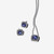 Sparkling Square Blue Halo Set