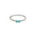 14K WG Turquoise Band