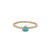 14K YG Stamp Turquoise Ring-7