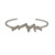 Mountain Thin Silhouette Brush Bracelet Mountain Thin Silhouette Brush Bracelet