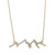 14K YG Mountain Silhouette Diamond Necklace 14K YG Mountain Silhouette Diamond Necklace