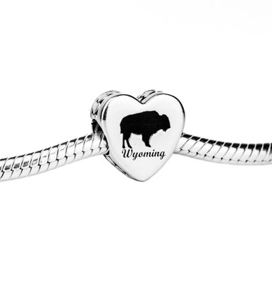 Wild Animal Charm - Choose Your Sterling Silver Charm to Add to Bracelet Buffalo