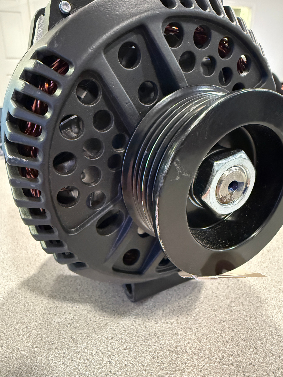 130A 3G Flat Black Alternator (1613FB BBIN)