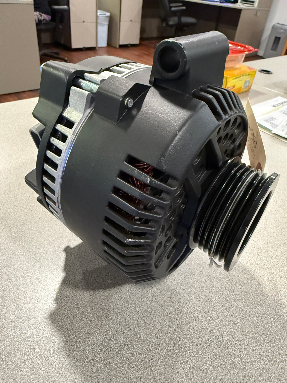 130A 3G Flat Black Alternator (1613FB BBIN)