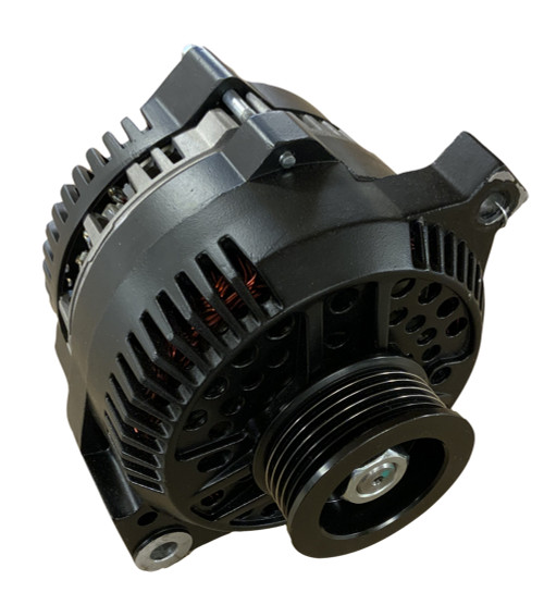 Flat Black 130A 3G Alternator (1704FBBBIN)