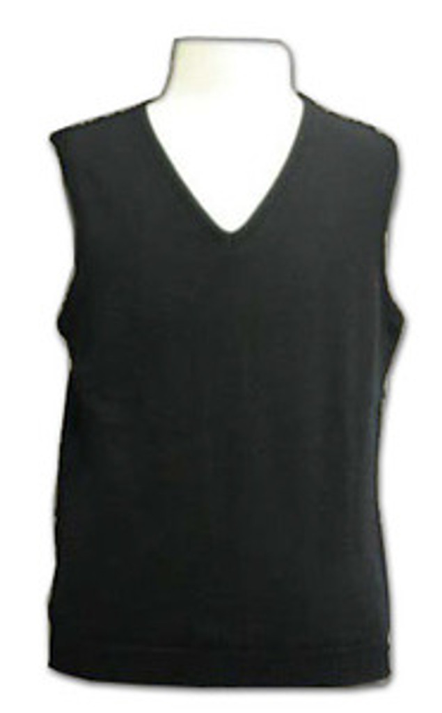 LJ Imports Kids Girls Sleeveless Cotton Sweater Vest  Black