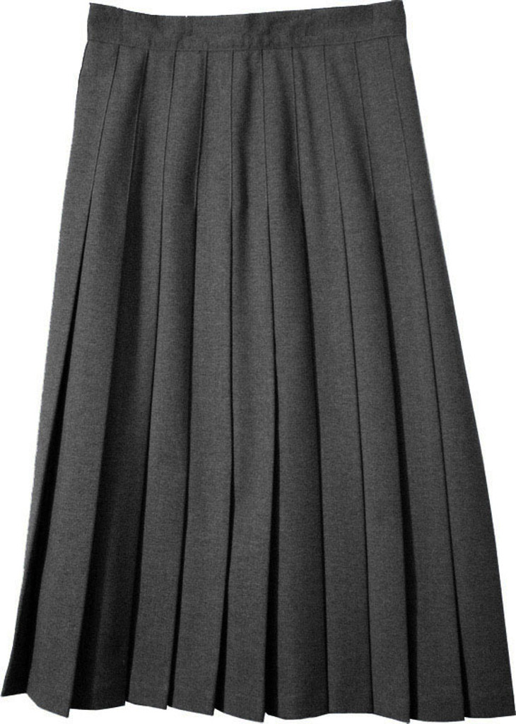 Juniors School Uniform Pleated Skirt Black English Style Poly