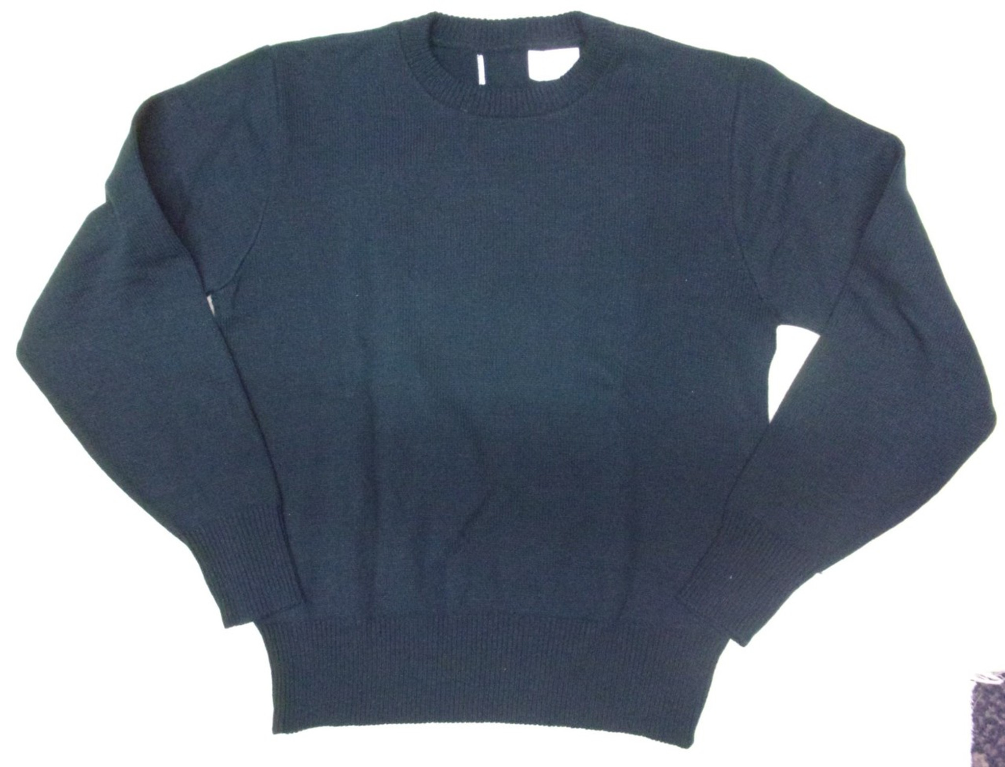 WOOL COLLEGE CREW NECK SWEATER