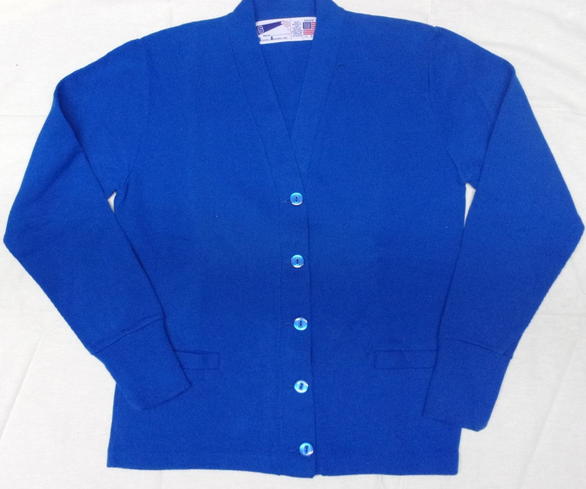 royal blue cardigan sweater