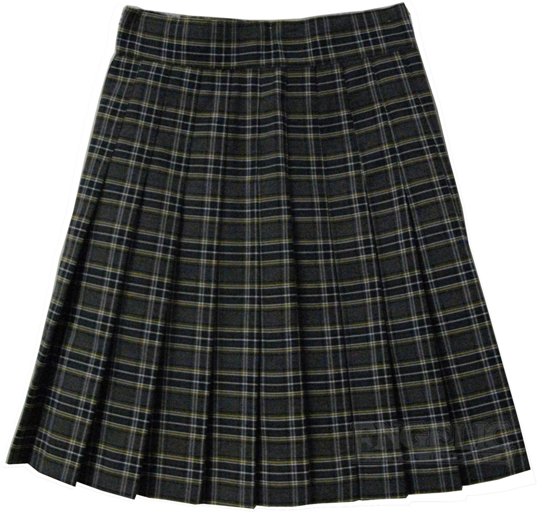Girls School Uniform Pleated Skirt Plaid J 93-4 - Engelic Uniforms