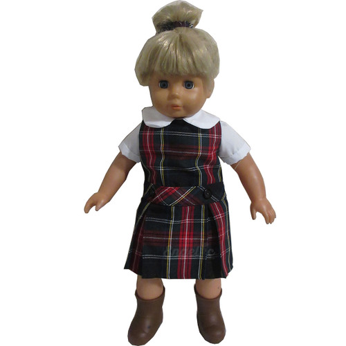 Doll Uniform Low Waisted Jumper- Plaid T - Color # 63