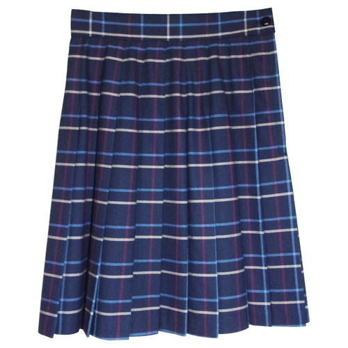 Girls School Uniform Pleated Skirt Plaid BB