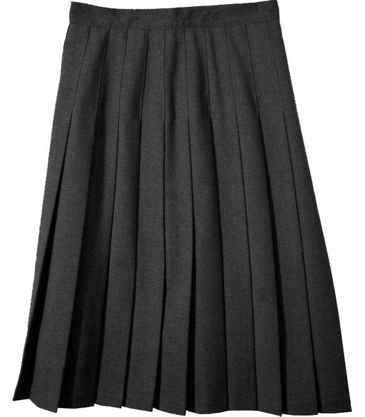 Juniors School Uniform Pleated Skirt Black Poly Deluxe - Engelic Uniforms