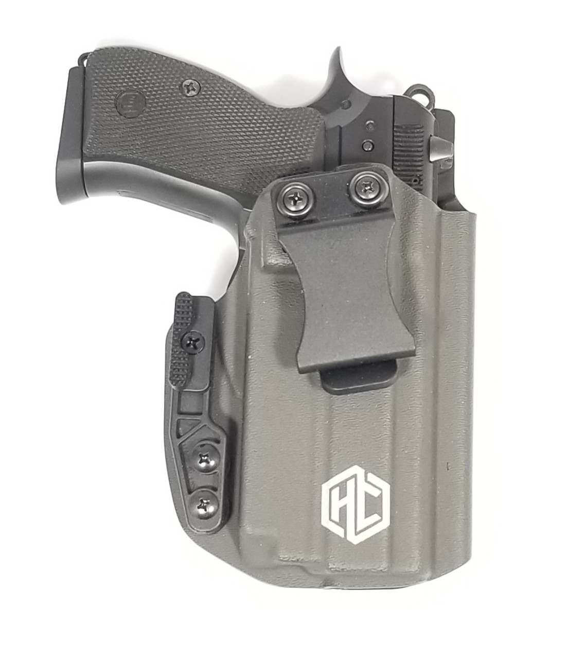 OWB Kydex Holster for 50 Hanguns with STREAMLIGHT TLR-2 MATTE COYOTE 