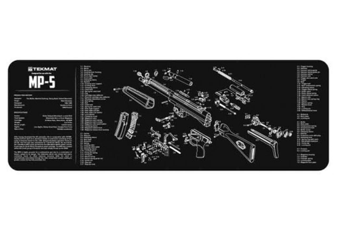 TEKMAT Armorers Bench Mat Heckler & Koch MP5