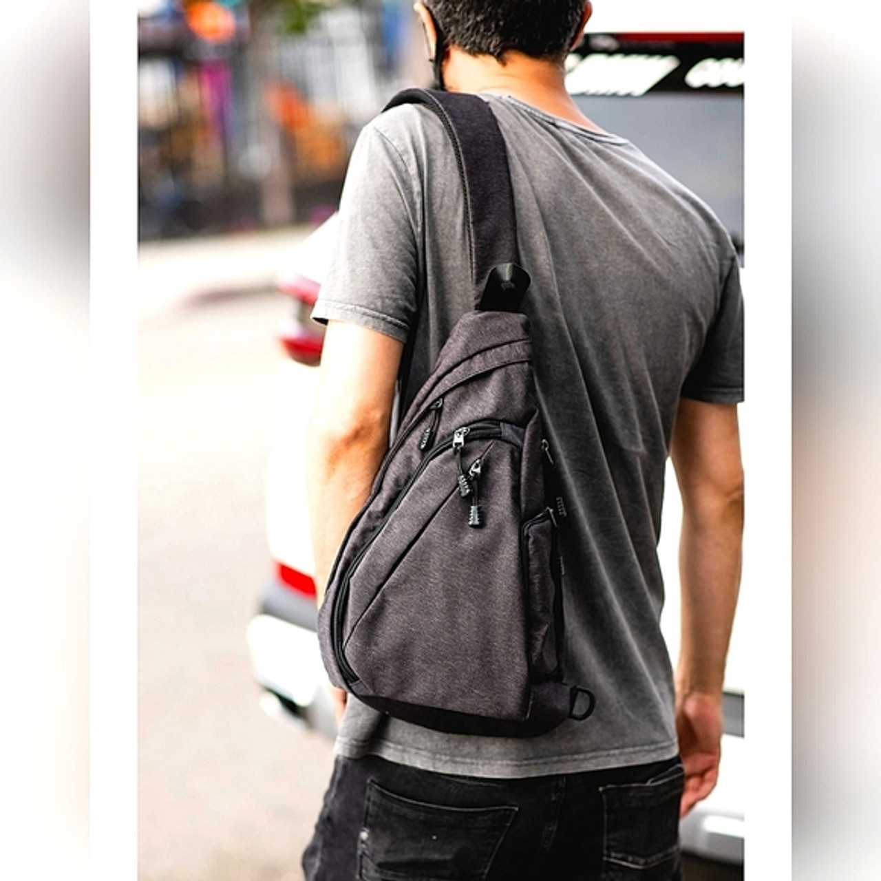 Tactical Molle Shoulder Bag Crossbody Sling Backpack Pistol Concealed Carry  Bag