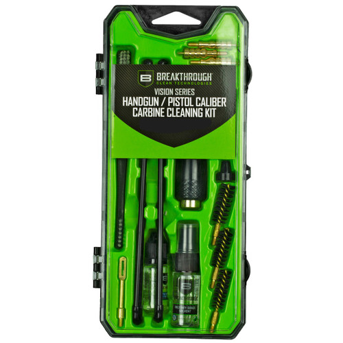 BREAKTHROUGH CLEAN TECHNOLOGIES  HANDGUN / PISTOL CALIBER CARBINE CLEANING KIT .357 / 10MM