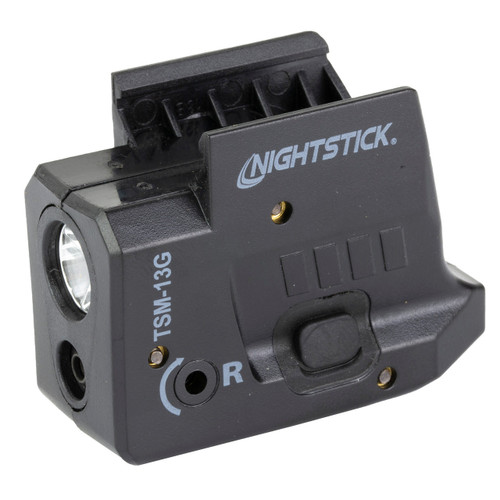 Nightstick TSM-13G Subcompact Weapon Light For Sig Sauer P365 150 Lumen LED Light Green Laser Aluminum Black Nightstick TSM-13G Subcompact Weapon Light For Sig Sauer P365 150 Lumen LED Light Green Laser Aluminum Black