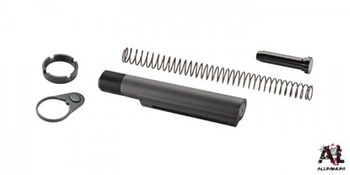 Fits: AR-15 and AR Variants. Not Compatible with .308 Rifles.
AR-15 Military-Spec Buffer Tube
Military Diameter Threads for Maximum Fit into AR-15 Receiver
Constructed of Military Type III Anodized, 6061 T6 Aluminum
Includes Steel Military Grade E-Coated Castle Nut and Locking Ring
Includes AR-15 Recoil Plug & Buffer Spring
Virtually Indestructible
Limited Lifetime Warranty
Made in the USA Fits: AR-15 and AR Variants. Not Compatible with .308 Rifles.
AR-15 Military-Spec Buffer Tube
Military Diameter Threads for Maximum Fit into AR-15 Receiver
Constructed of Military Type III Anodized, 6061 T6 Aluminum
Includes Steel Military Grade E-Coated Castle Nut and Locking Ring
Includes AR-15 Recoil Plug & Buffer Spring
Virtually Indestructible
Limited Lifetime Warranty
Made in the USA