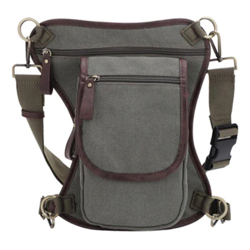 JESSIE JAMES COUGAR CANVAS CONCEALED CARRY WAIST AND LEG BAG