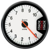 Autometer Stack Clubman Tachometer 80mm 0-10K RPM - White - ST200-010W Photo - Primary