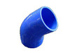 Turbo XS Silicone 45 Degree Elbow 76mm/3inch in Blue - E45-76-BLU Photo - Primary