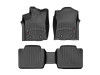 WeatherTech 2018+ Toyota Tacoma Front and Rear FloorLiner - Black (Fits Access/Double Cab) - 4412991-440215 Photo - Primary
